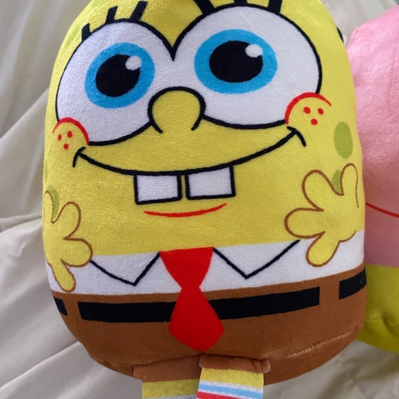 SpongeBob & Patrick Nickelodeon Podpals.They are very soft & cute! BNWT - Picture 3 of 8